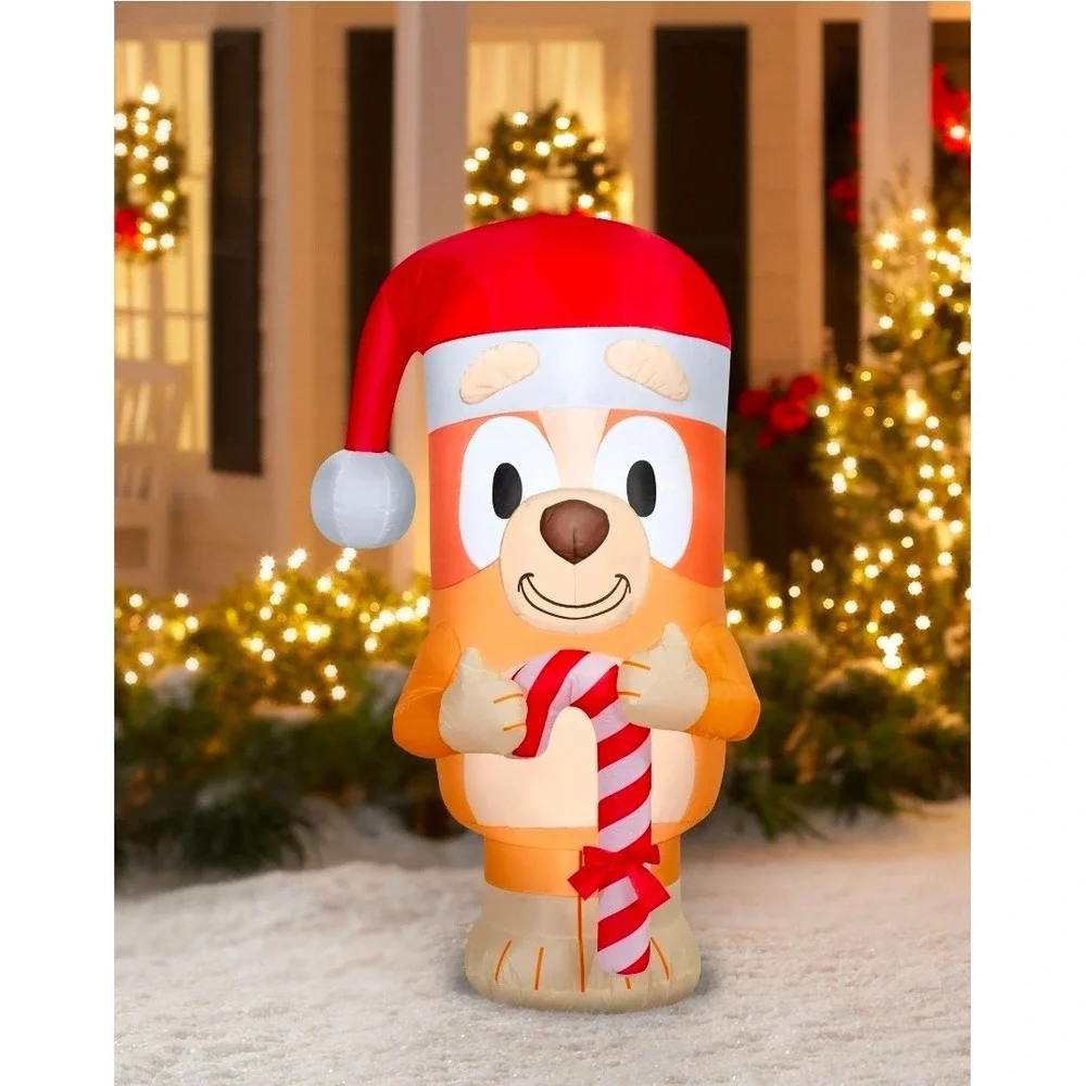 Bluey Bingo 5ft Inflatable Holiday Lights Christmas‎ Outdoor Yard Decoration